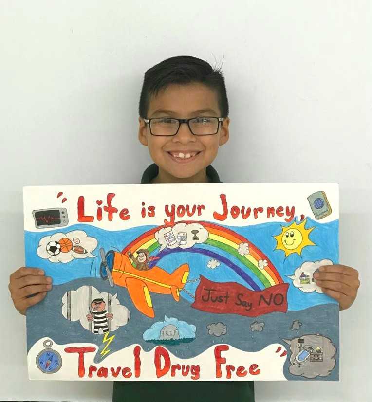 say no to drugs poster contest winners